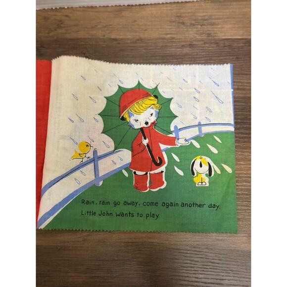Vintage Peggy Cloth Book Baby‘s Mother Goose Nursey Rhymes - Picture 7 of 8